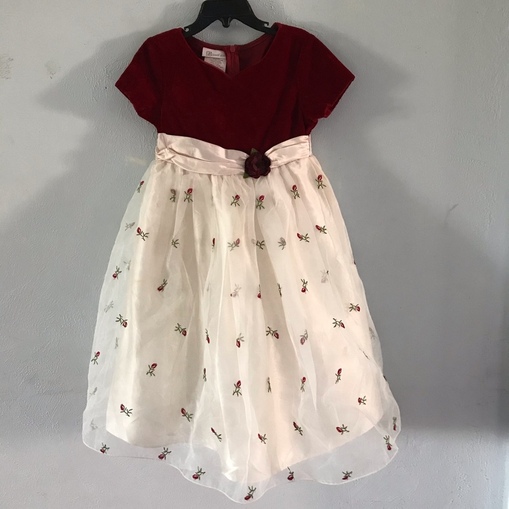 Girls rose dress